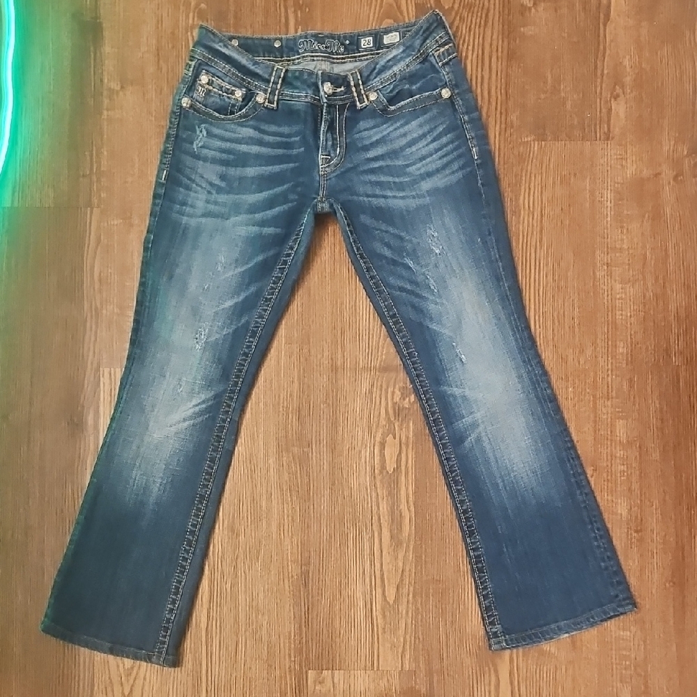 Miss Me Dark Blue Flare Jeans